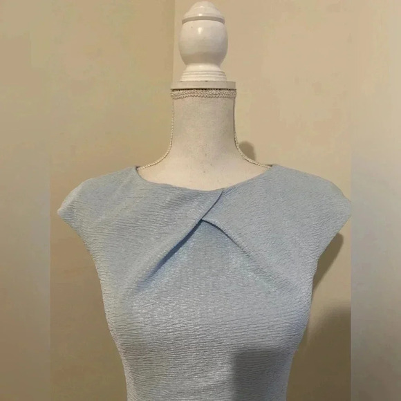 Ted Baker Ibbie Icy Blue Dress Size 2 NWOT - Picture 2 of 10
